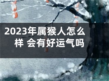 2023年属猴人怎么样 会有好运气吗