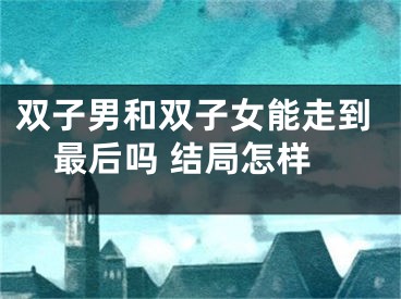 双子男和双子女能走到最后吗 结局怎样