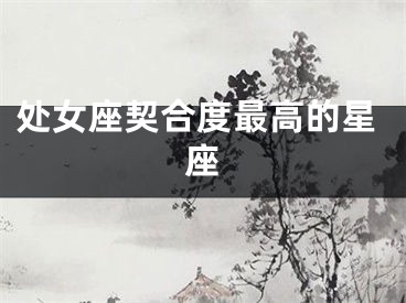 处女座契合度最高的星座