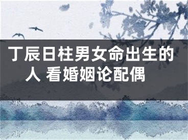丁辰日柱男女命出生的人 看婚姻论配偶