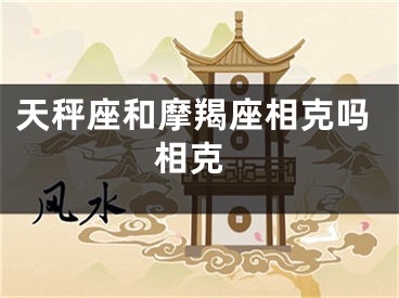 天秤座和摩羯座相克吗 相克