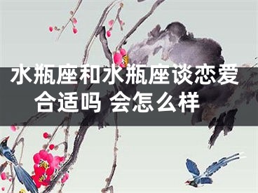 水瓶座和水瓶座谈恋爱合适吗 会怎么样