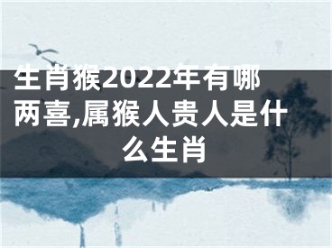 生肖猴2022年有哪两喜,属猴人贵人是什么生肖