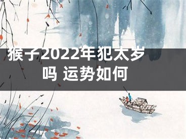 猴子2022年犯太岁吗 运势如何