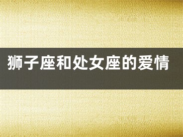 狮子座和处女座的爱情