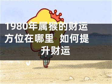1980年属猴的财运方位在哪里  如何提升财运