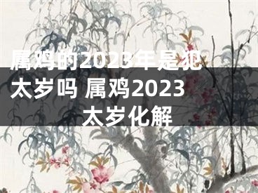 属鸡的2023年是犯太岁吗 属鸡2023太岁化解