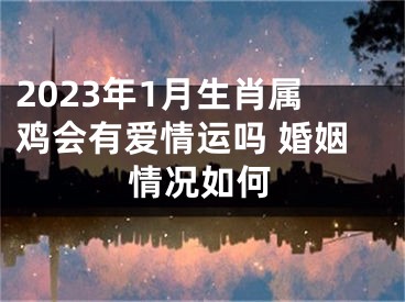 2023年1月生肖属鸡会有爱情运吗 婚姻情况如何