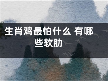 生肖鸡最怕什么 有哪些软肋 