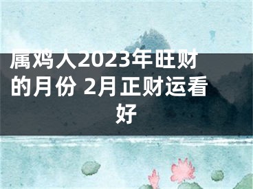 属鸡人2023年旺财的月份 2月正财运看好