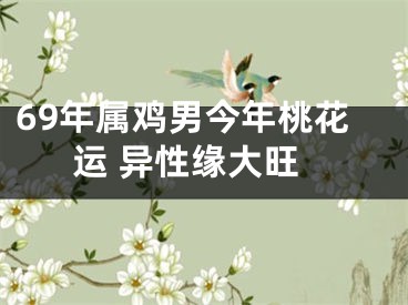 69年属鸡男今年桃花运 异性缘大旺