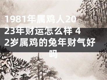 1981年属鸡人2023年财运怎么样 42岁属鸡的兔年财气好吗