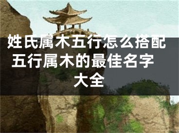 姓氏属木五行怎么搭配 五行属木的最佳名字大全