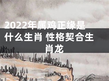2022年属鸡正缘是什么生肖 性格契合生肖龙
