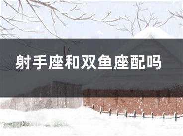射手座和双鱼座配吗