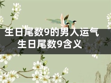 生日尾数9的男人运气 生日尾数9含义