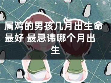 属鸡的男孩几月出生命最好 最忌讳哪个月出生