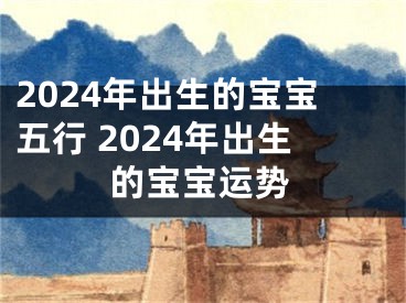 2024年出生的宝宝五行 2024年出生的宝宝运势