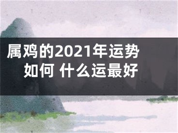 属鸡的2021年运势如何 什么运最好