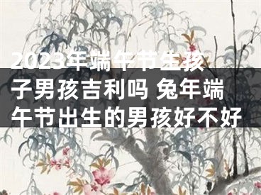 2023年端午节生孩子男孩吉利吗 兔年端午节出生的男孩好不好