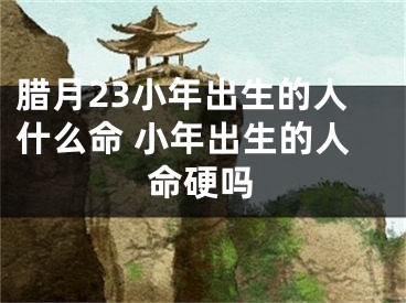 腊月23小年出生的人什么命 小年出生的人命硬吗