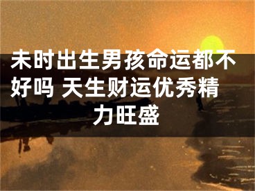 未时出生男孩命运都不好吗 天生财运优秀精力旺盛