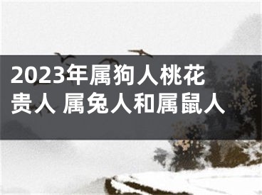 2023年属狗人桃花贵人 属兔人和属鼠人