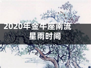 2020年金牛座南流星雨时间