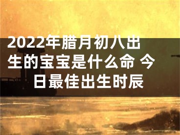 2022年腊月初八出生的宝宝是什么命 今日最佳出生时辰