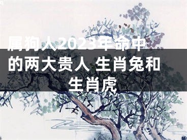 属狗人2023年命中的两大贵人 生肖兔和生肖虎