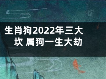生肖狗2022年三大坎 属狗一生大劫