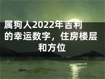 属狗人2022年吉利的幸运数字，住房楼层和方位