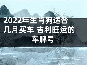 2022年生肖狗适合几月买车 吉利旺运的车牌号