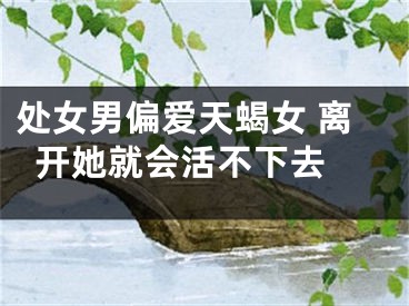 处女男偏爱天蝎女 离开她就会活不下去 