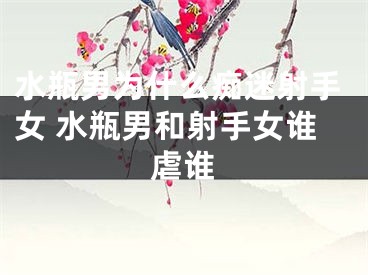 水瓶男为什么痴迷射手女 水瓶男和射手女谁虐谁