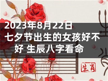 2023年8月22日七夕节出生的女孩好不好 生辰八字看命