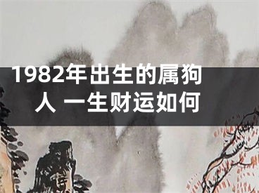 1982年出生的属狗人 一生财运如何