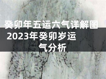 癸卯年五运六气详解图 2023年癸卯岁运气分析