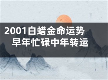 2001白蜡金命运势 早年忙碌中年转运