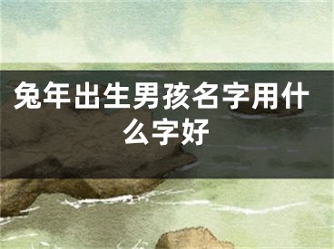 兔年出生男孩名字用什么字好