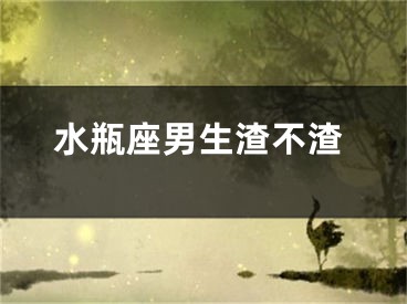 水瓶座男生渣不渣