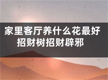 家里客厅养什么花最好 招财树招财辟邪