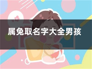 属兔取名字大全男孩