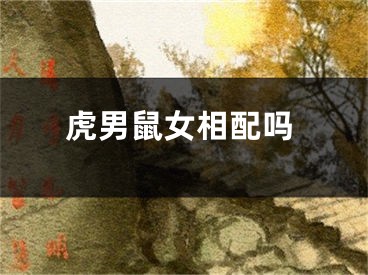 虎男鼠女相配吗