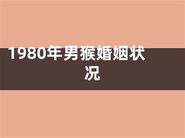 1980年男猴婚姻状况