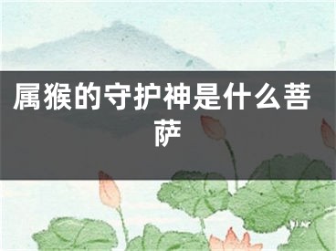 属猴的守护神是什么菩萨