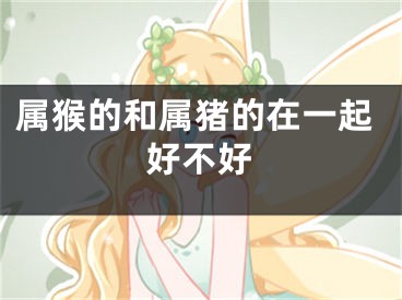 属猴的和属猪的在一起好不好