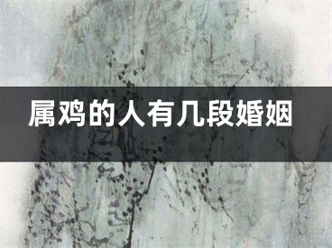 属鸡的人有几段婚姻