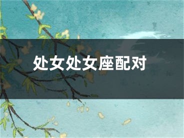 处女处女座配对